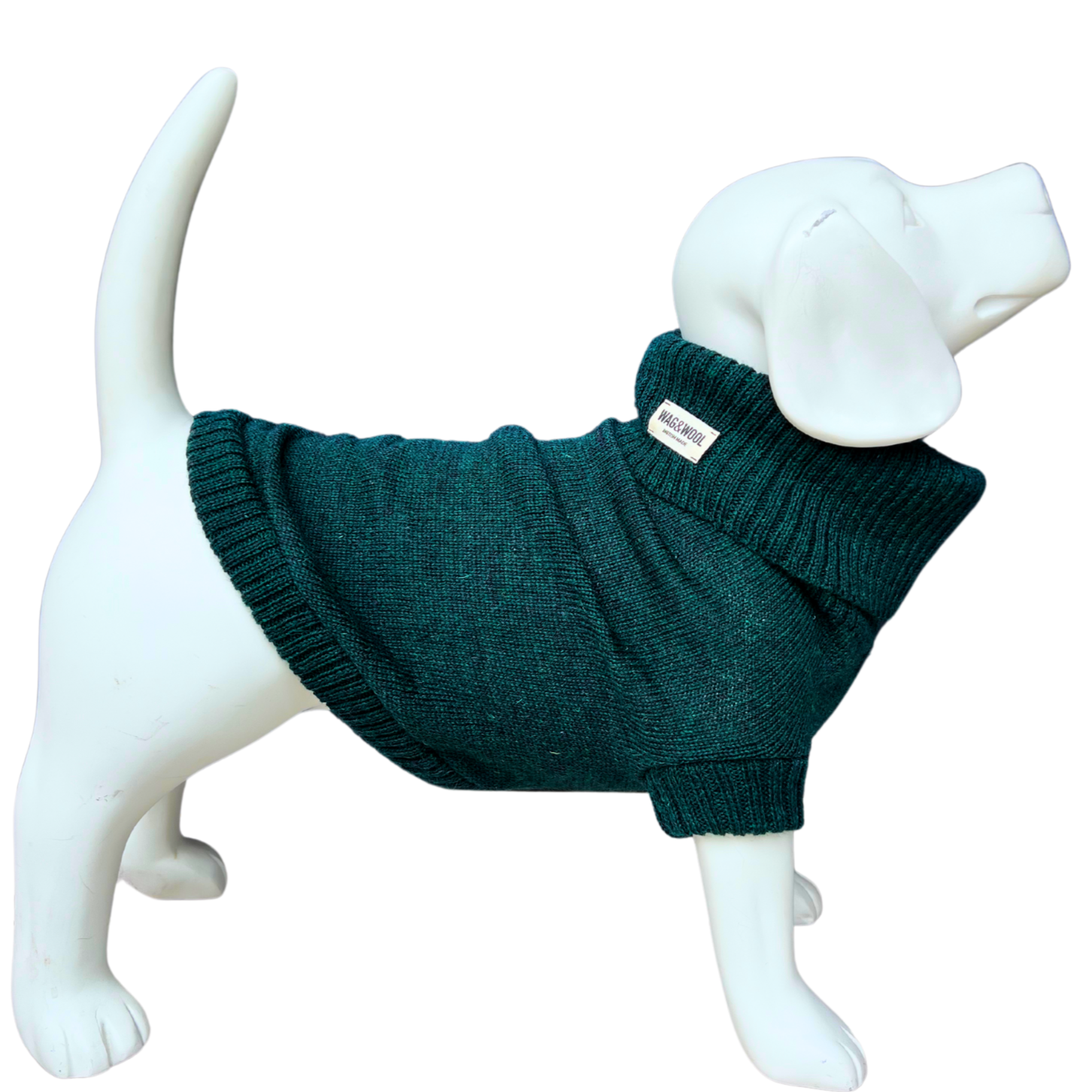forest green dog jumper