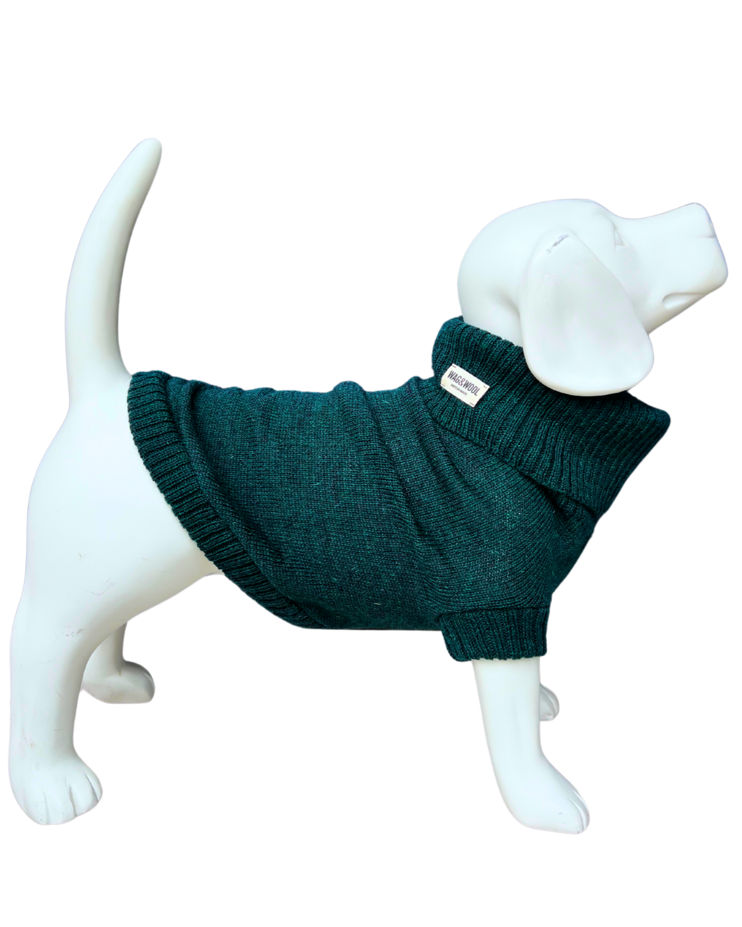 forest green dog jumper
