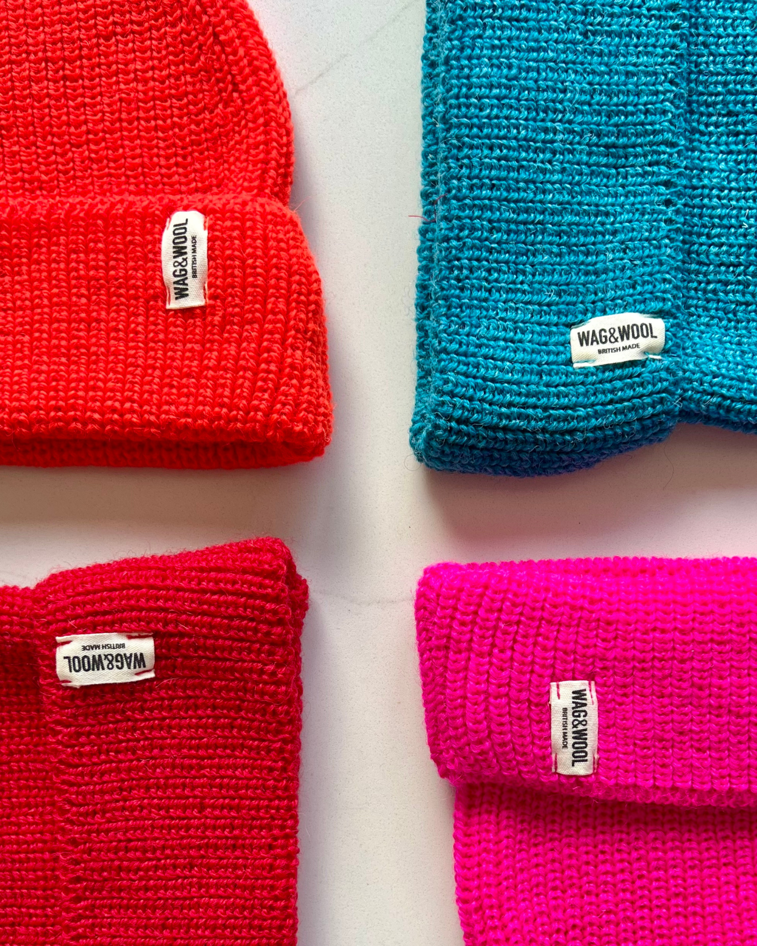 british wool knitted hat colours