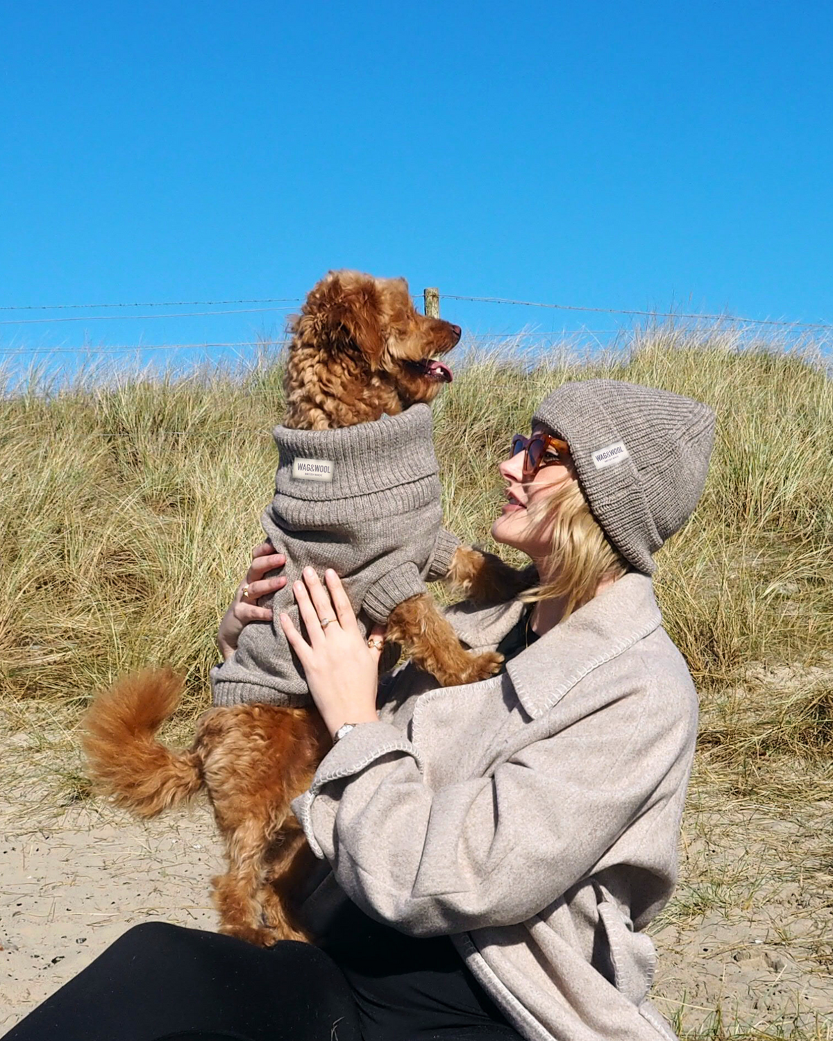 matching dog and owner