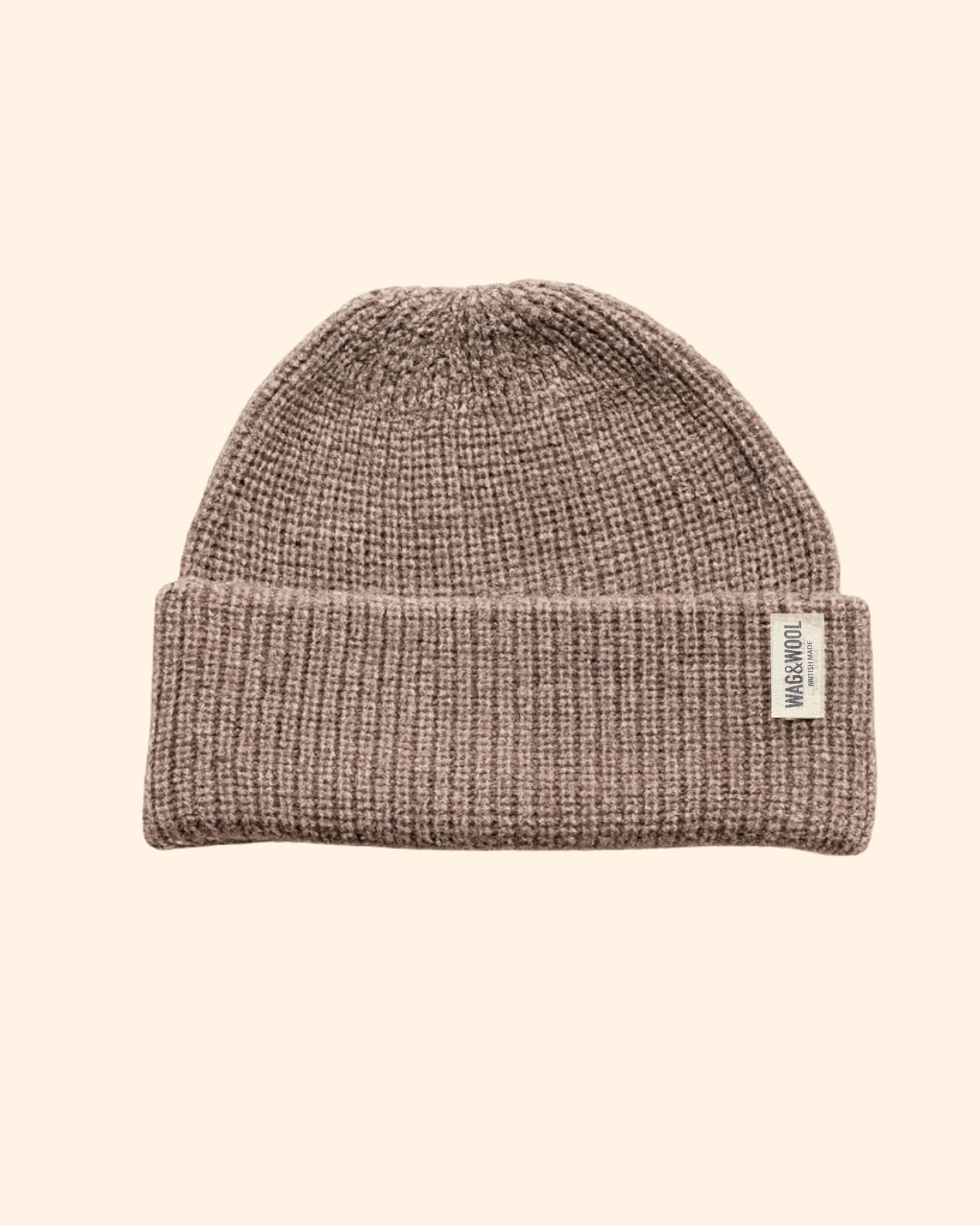 oatmeal wool beanie hat