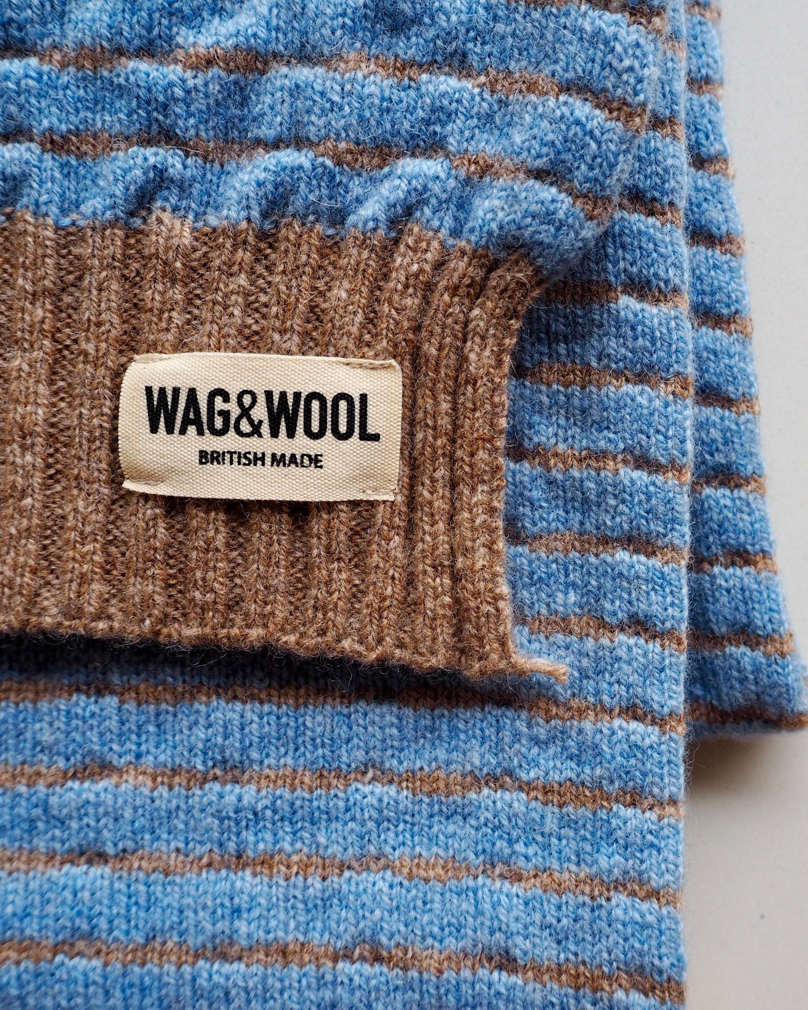 wool scarf label