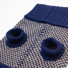 navy dog jumper with legs