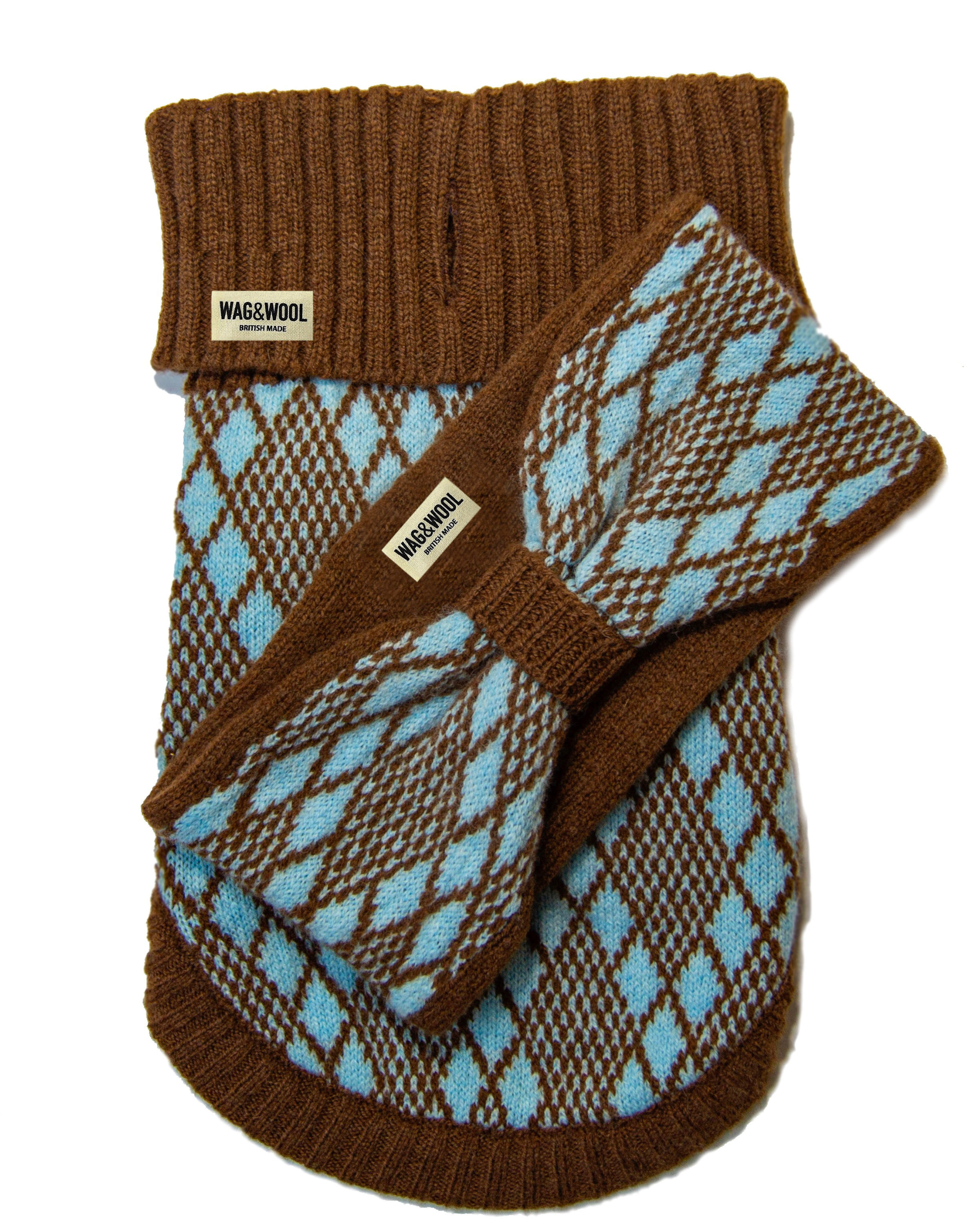 dog jumper flat lay