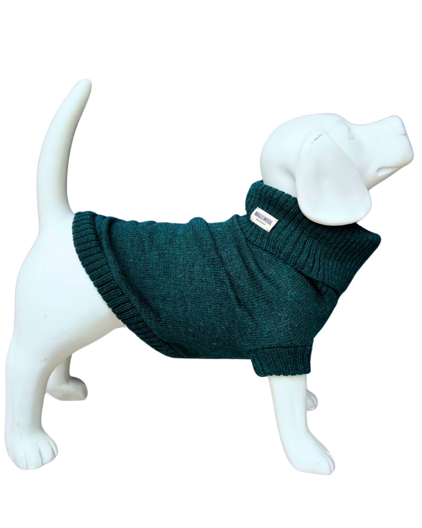 forest green dog jumper