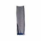 Mens Navy Wool Scarf flat lay