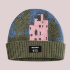 Pink Castle Beanie Hat