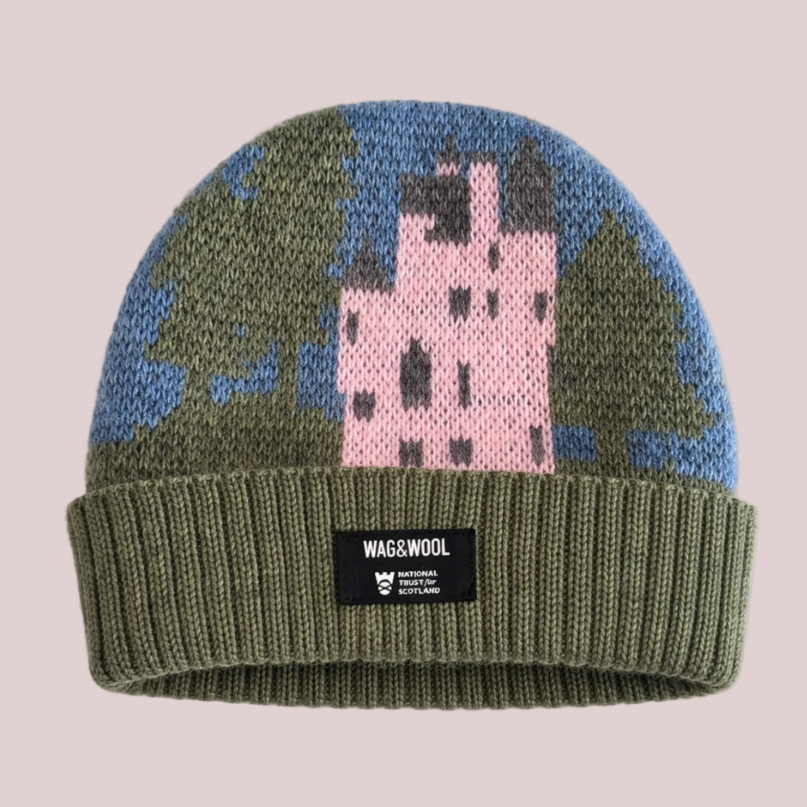 Pink Castle Beanie Hat
