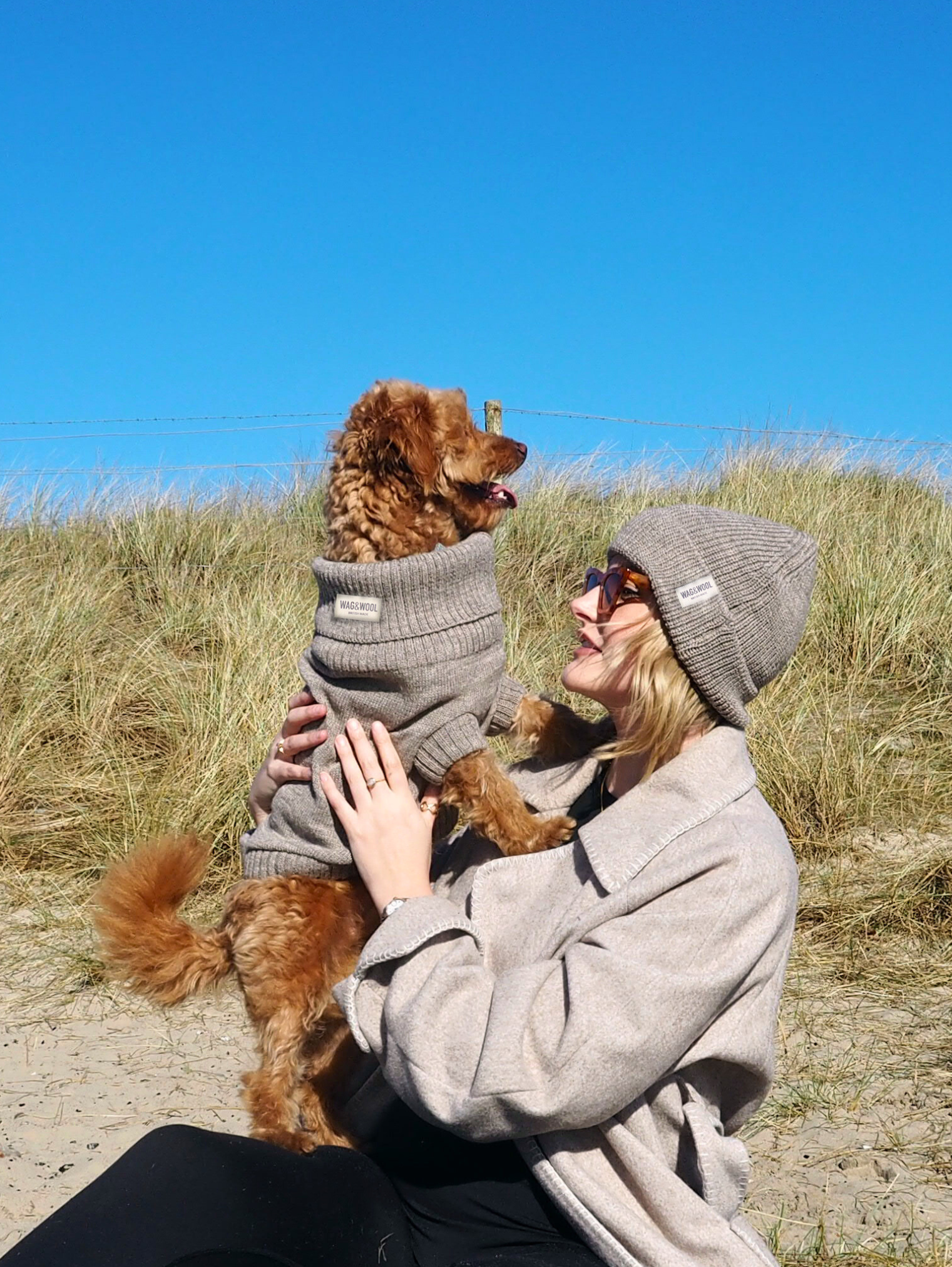 matching dog and owner