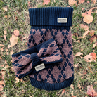 merino lambswool dog jumper and matching headband 