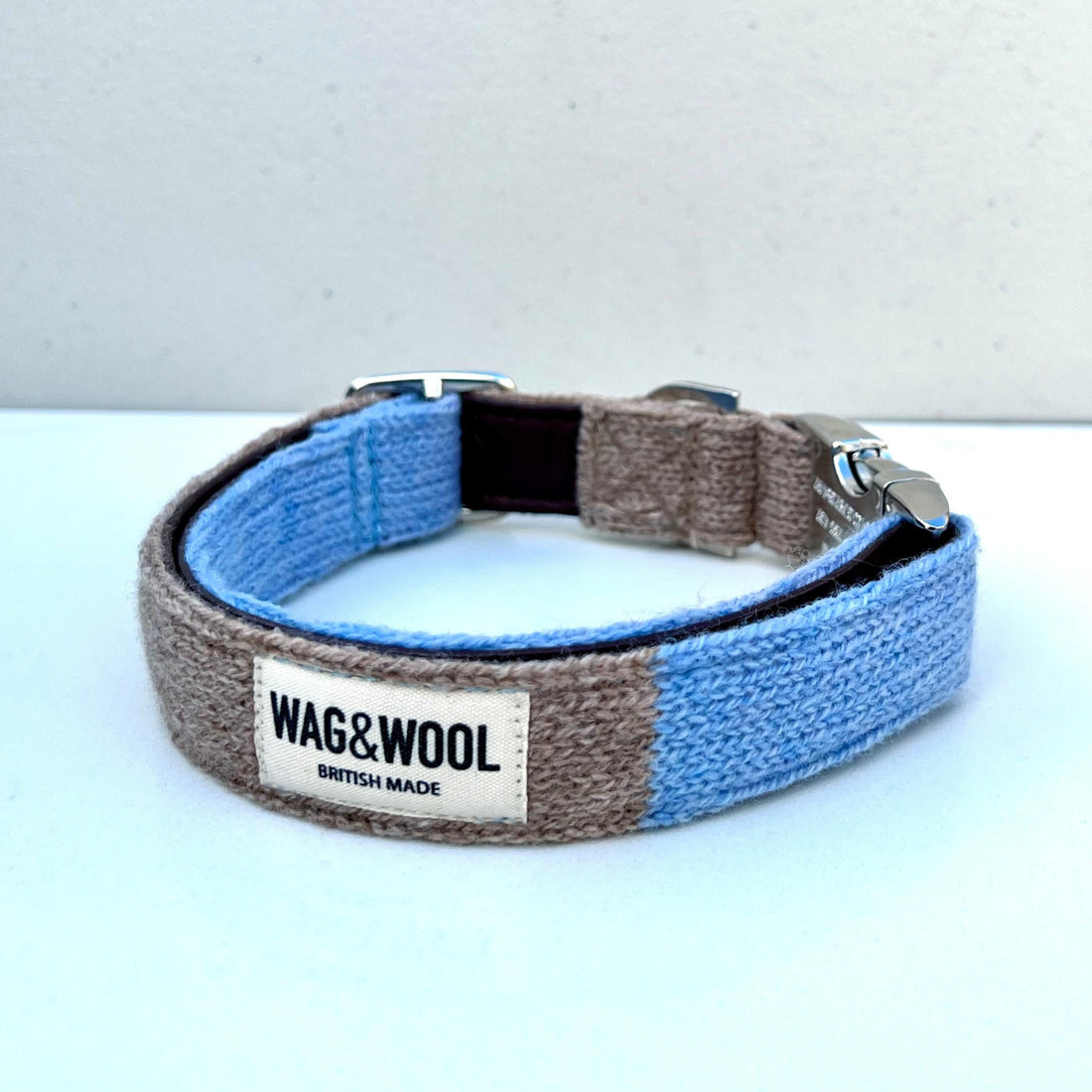 sky blue dog collar product shot 