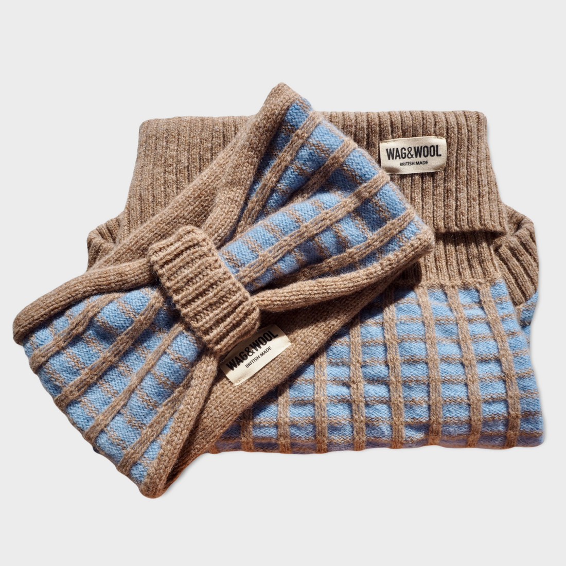 Matching dog sales and owner scarf